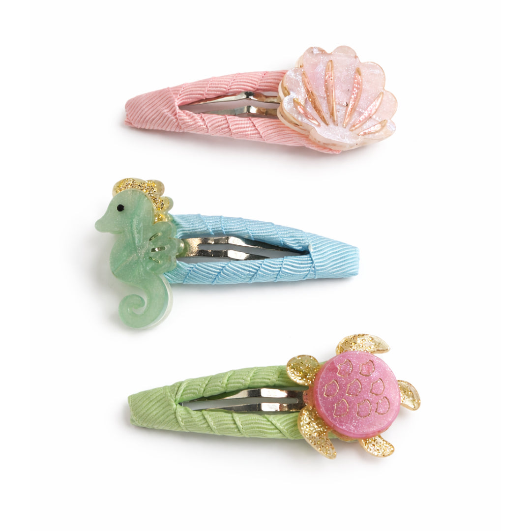 LILIES & ROSES - Ocean Friends Turtle Snap Clip