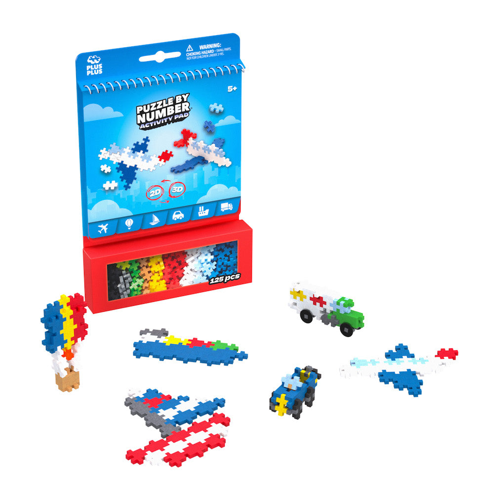 PLUS PLUS - Activity Pad - Transportation