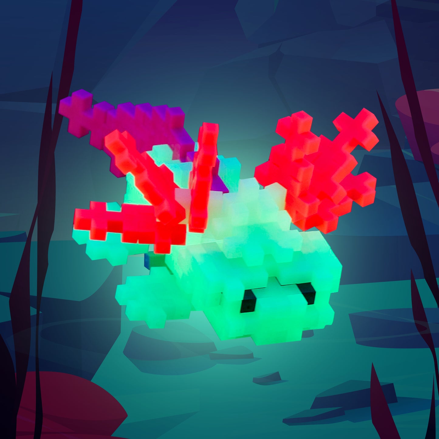 PLUS PLUS - Tube 70 pc - Axolotl
