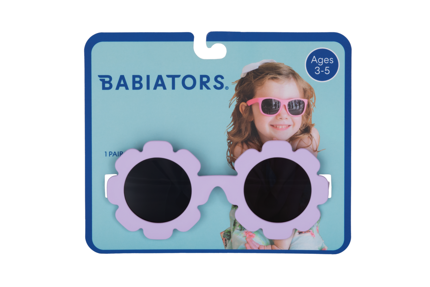 BABIATORS - Iris Flower Kids Sunglasses on Peggable Hangtag