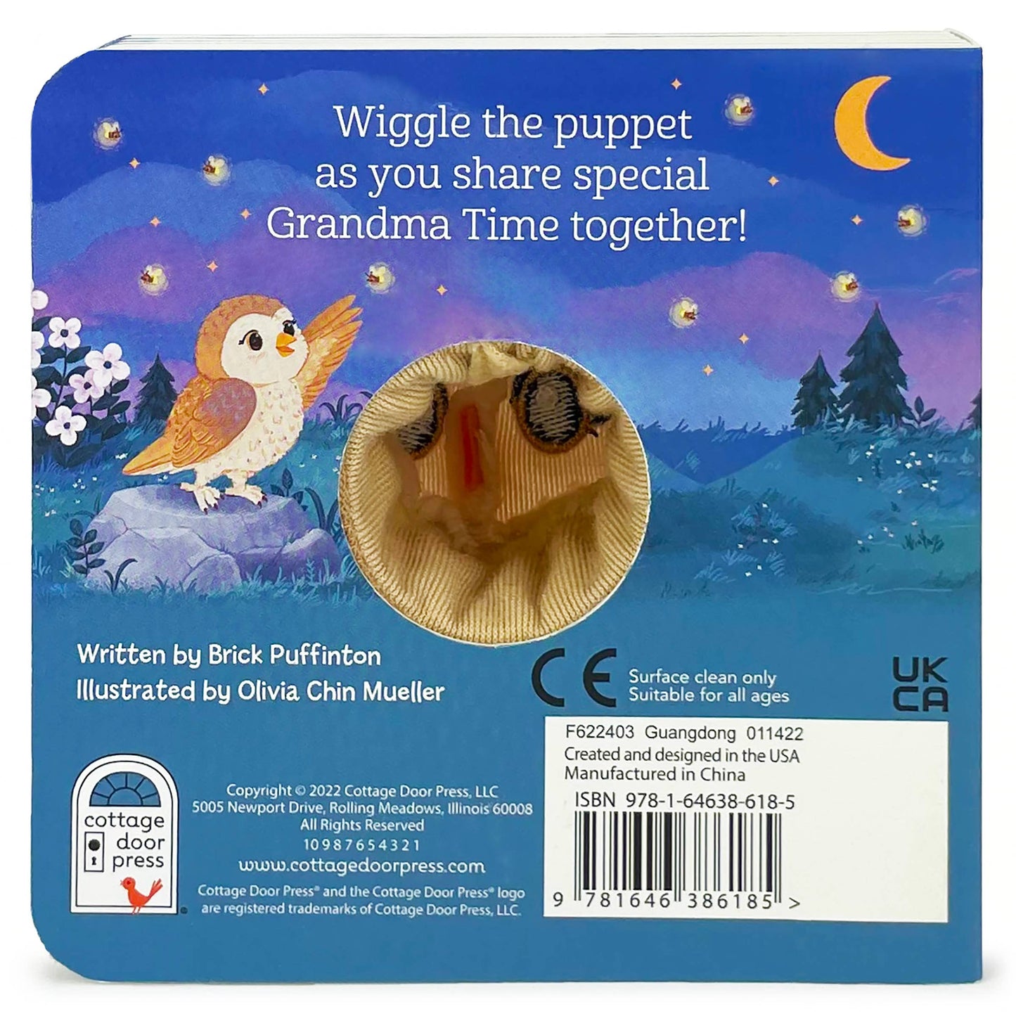 COTTAGE DOOR PRESS - Grandma & Me Finger Puppet Board Book