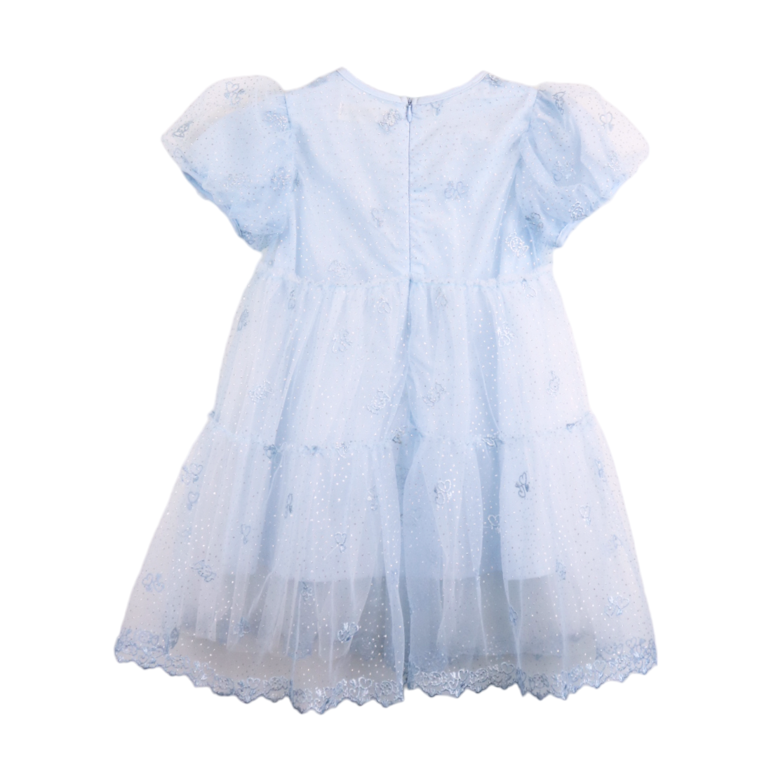 DOE A DEAR - Floral Embroidery Mesh Dress