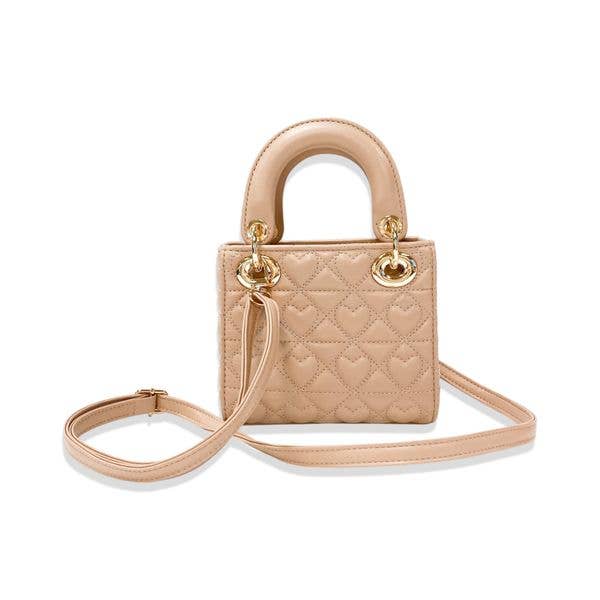 DOE A DEAR - Heart-Quilted Bag