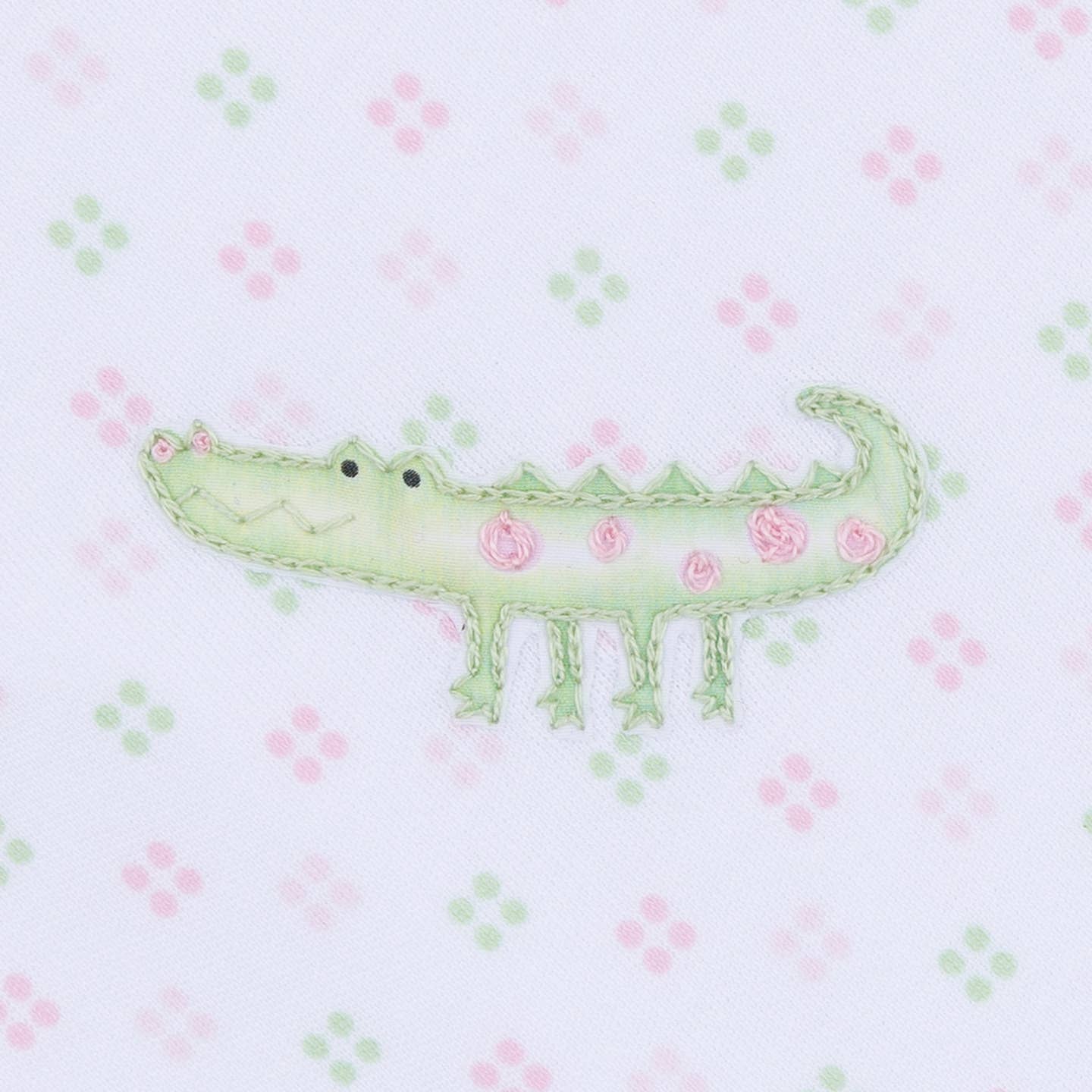 MAGNOLIA BABY - Alligator Pie Embroidered Dress - Pink