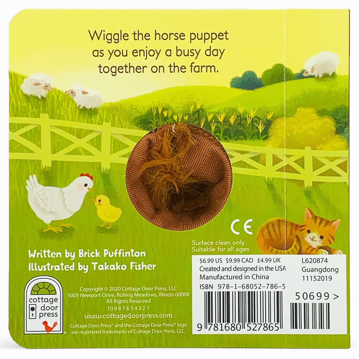 COTTAGE DOOR PRESS - A Little Horse Finger Puppet Board Book