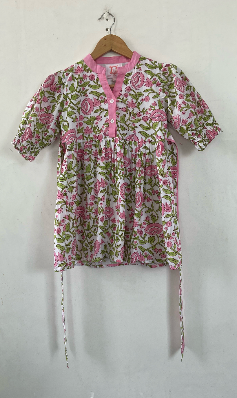 VICTORIA DUNN - Kiawah Little Girls Dress - Petal Pink