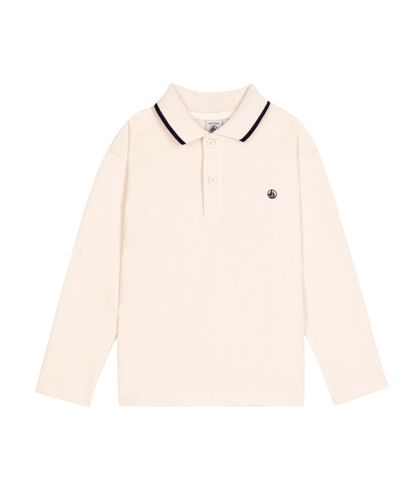 PETIT BATEAU - Boy LS Polo
