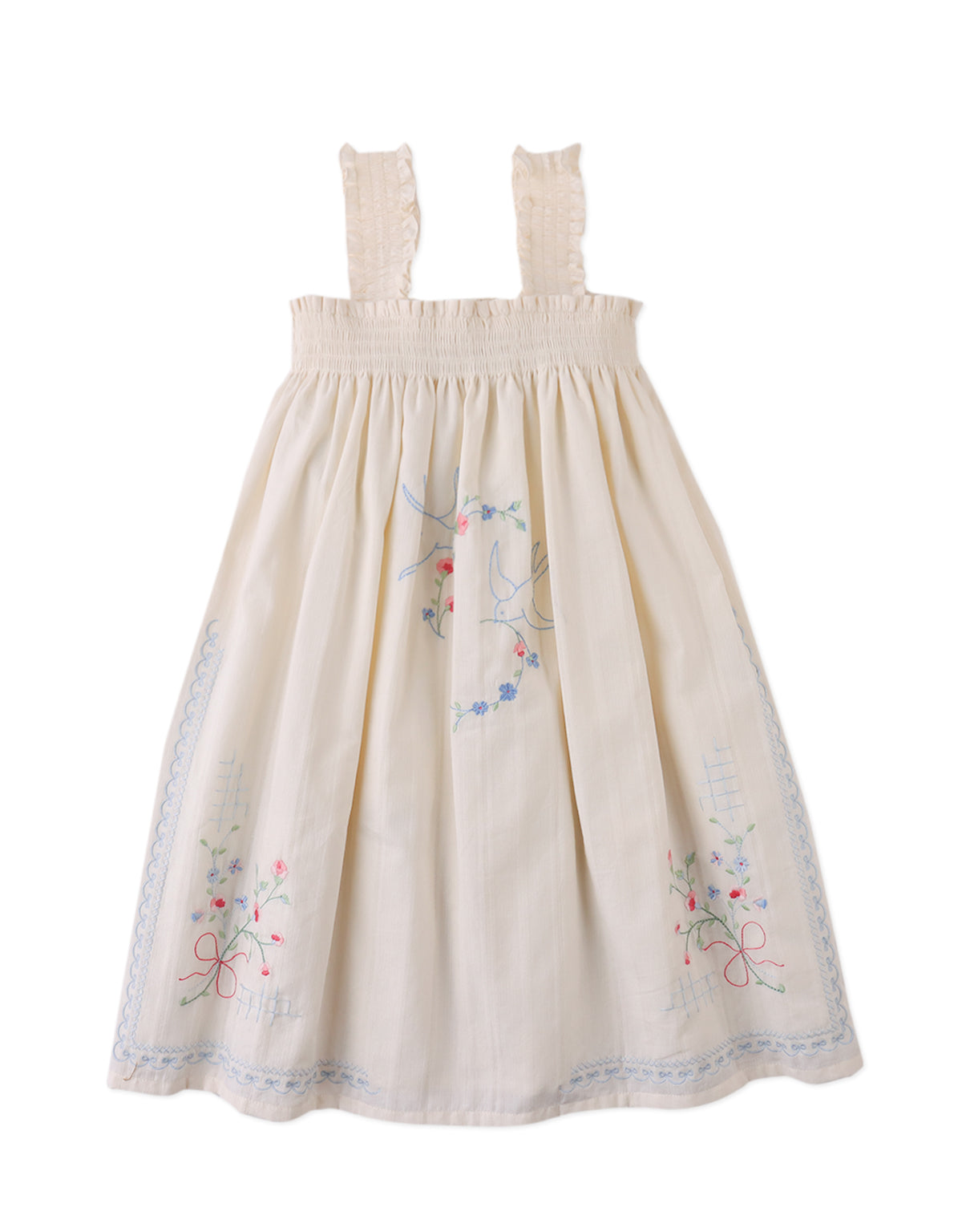 GINGERSNAPS - Alessia Cross-Stitch Embroidered Dress