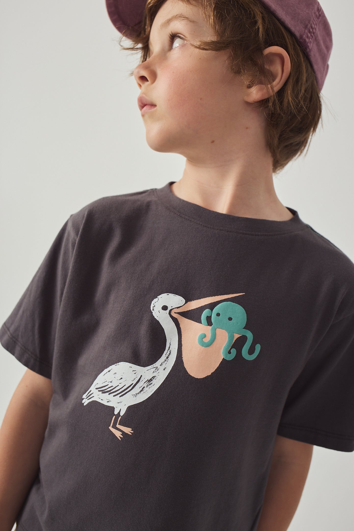 GINGERSNAPS - Eld Pelican Relaxed-Fit Jersey Graphic Tee
