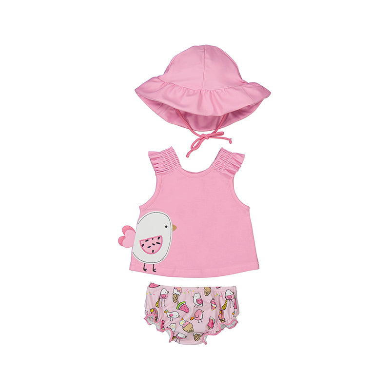 MAYORAL - Bathing suit set with hat