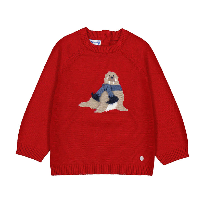 MAYORAL - animal jumper - Red