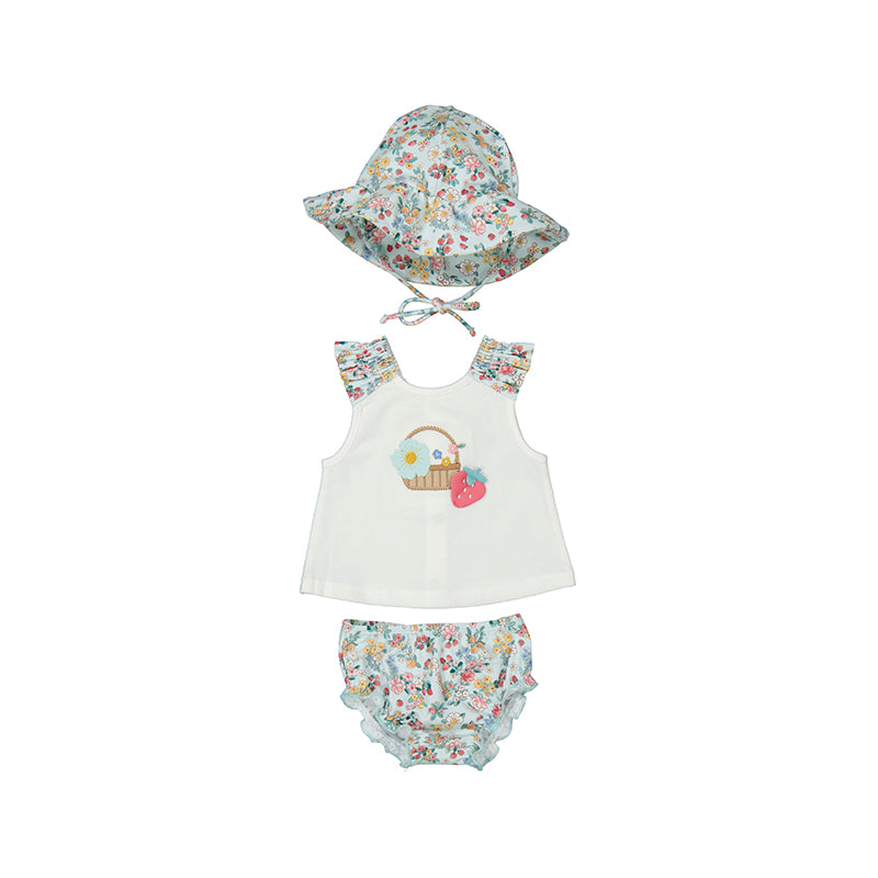 MAYORAL - Bathing suit set with hat