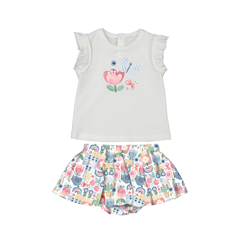 MAYORAL - Printed skirt Set