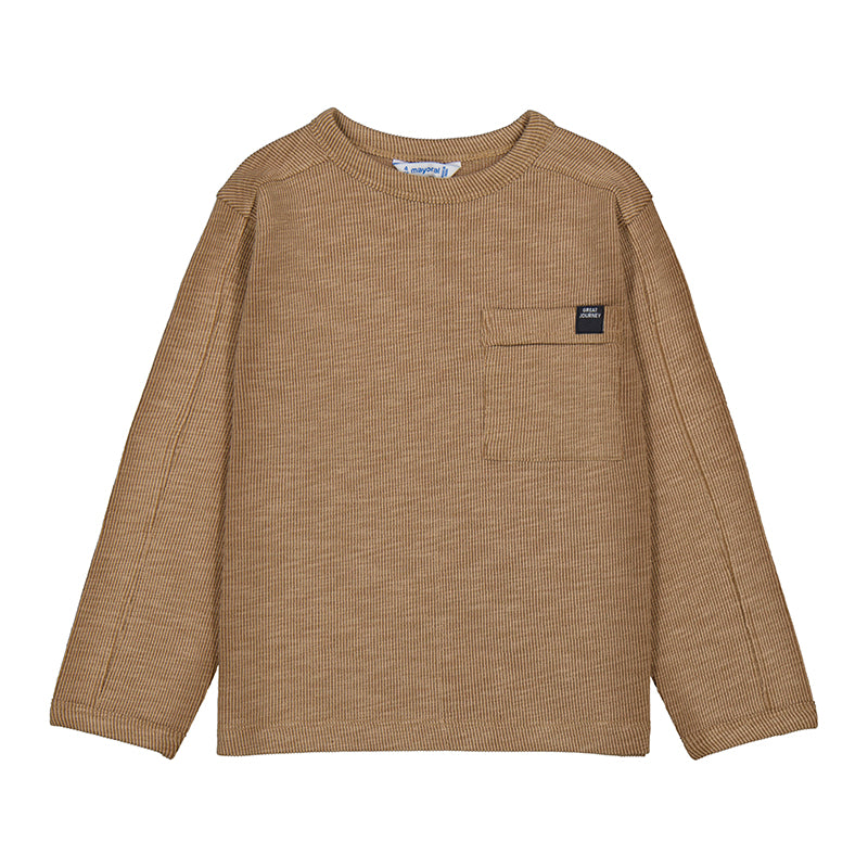 MAYORAL - L/s t-shirt - Caramel