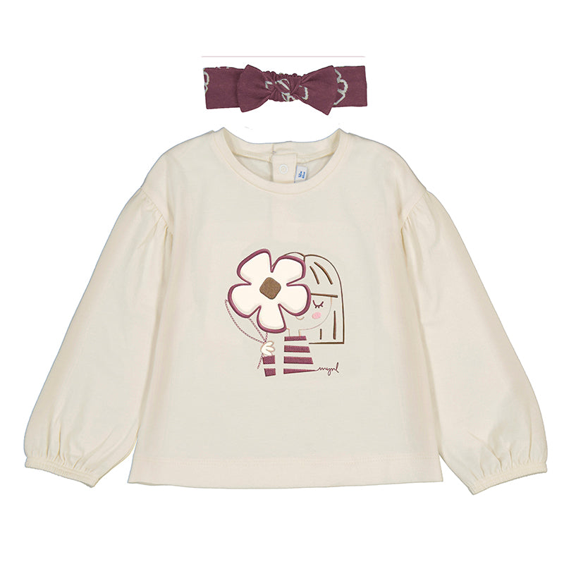 MAYORAL - L/s t-shirt w/ headpiece
