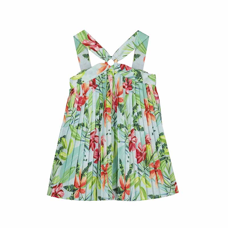 MAYORAL - Pleated printed dress