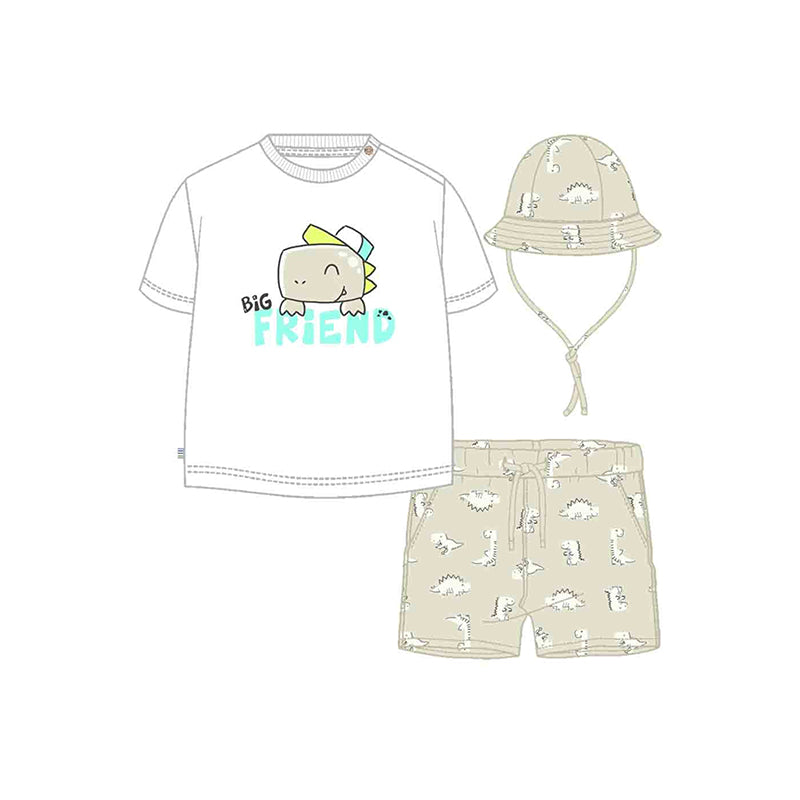 MAYORAL - Knit set w/ bucket hat