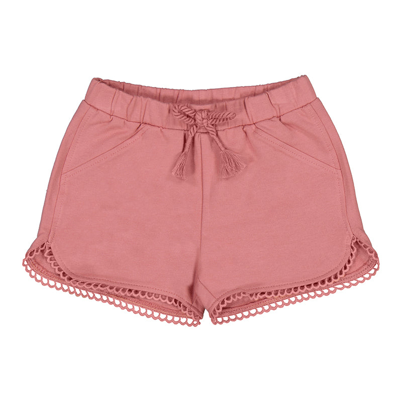 MAYORAL - Chenille shorts - Blush