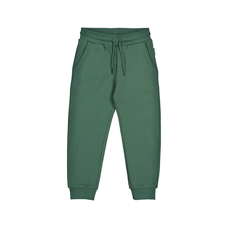 MAYORAL - Basic cuffed fleece trousers - Fir