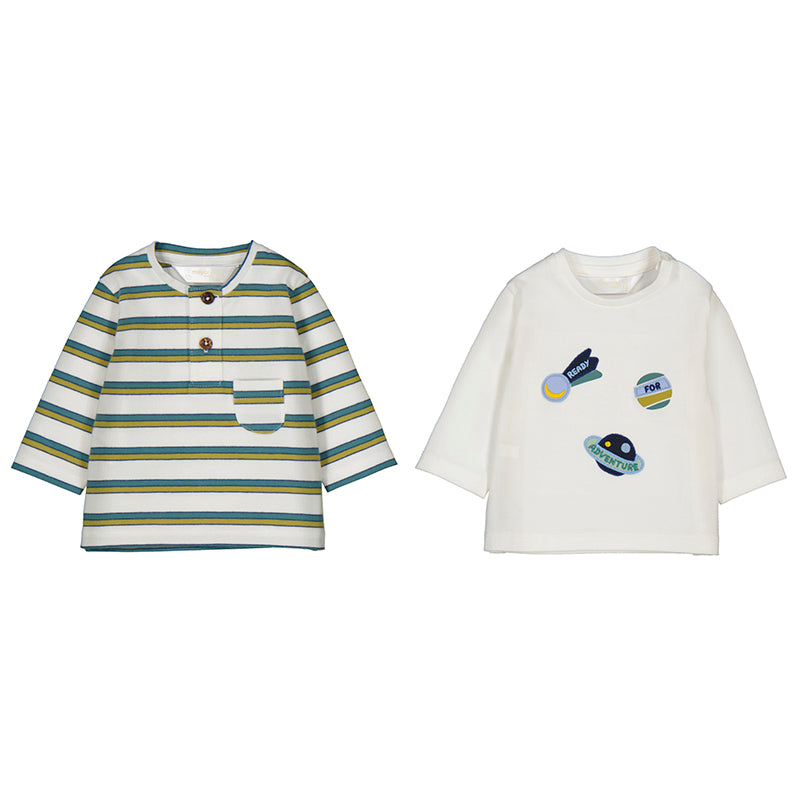 MAYORAL - 2 l/s t-shirts set