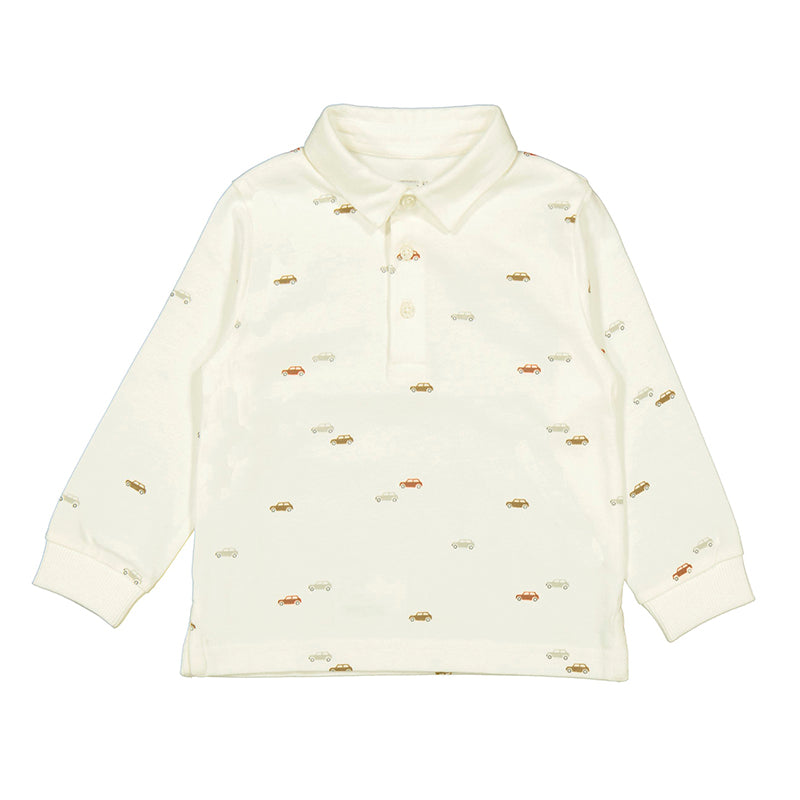 MAYORAL - L/s printed polo - Cars