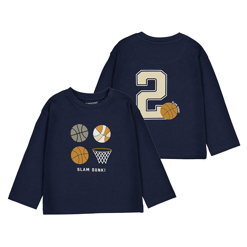 MAYORAL - L/s Basket Shirt