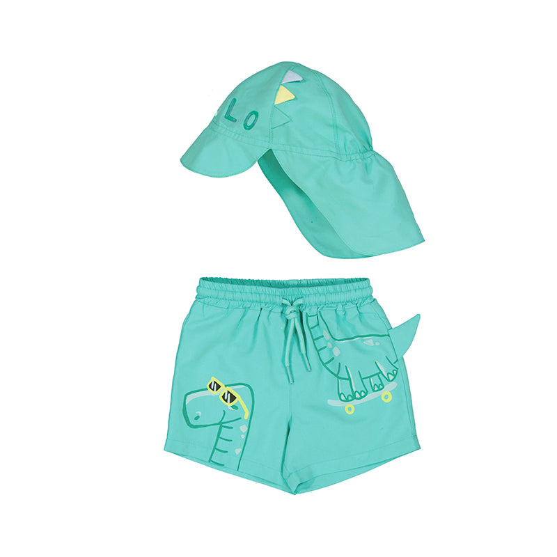 MAYORAL - Swim shorts w/ hat