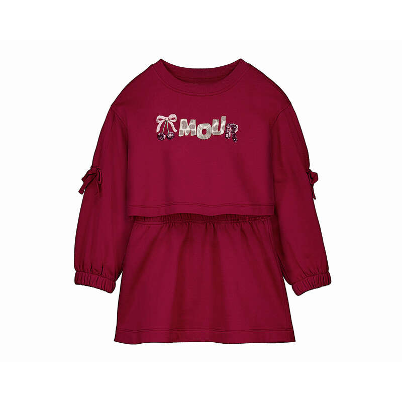 MAYORAL - Emboridered fleece dress