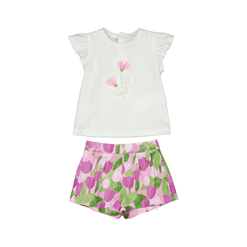 MAYORAL - Printed shorts set