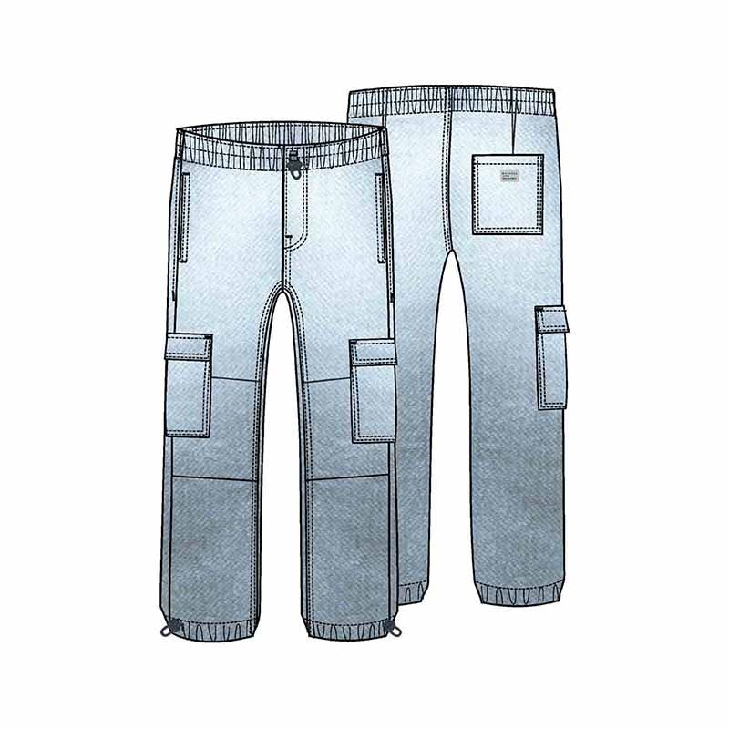 MAYORAL - Baggy cargo denim pants