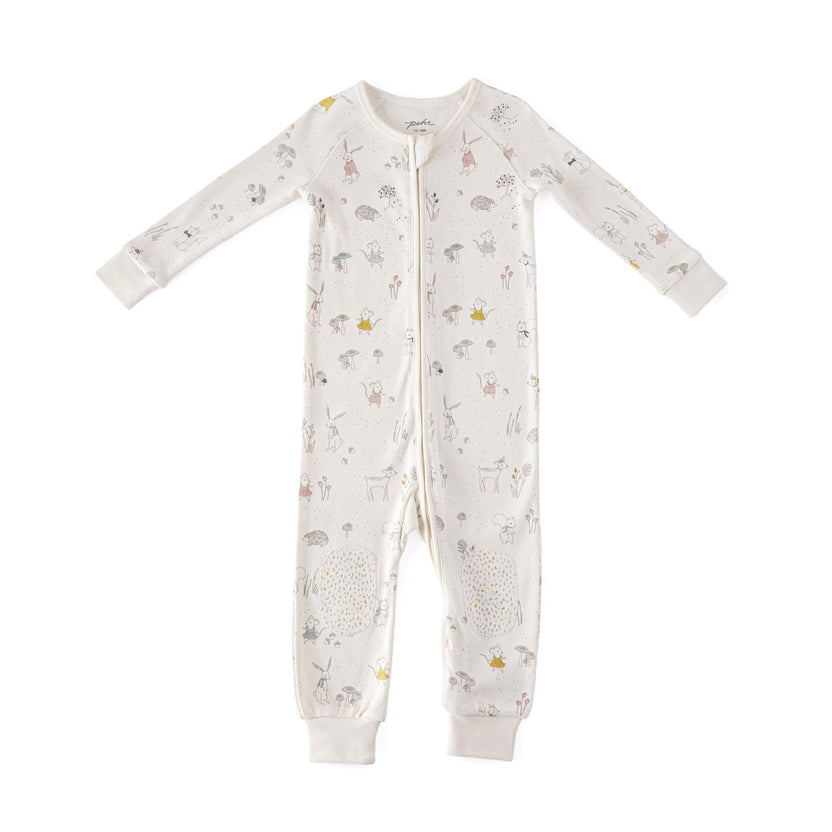 PEHR - Ribbed Baby Footless Sleeper 12-18m