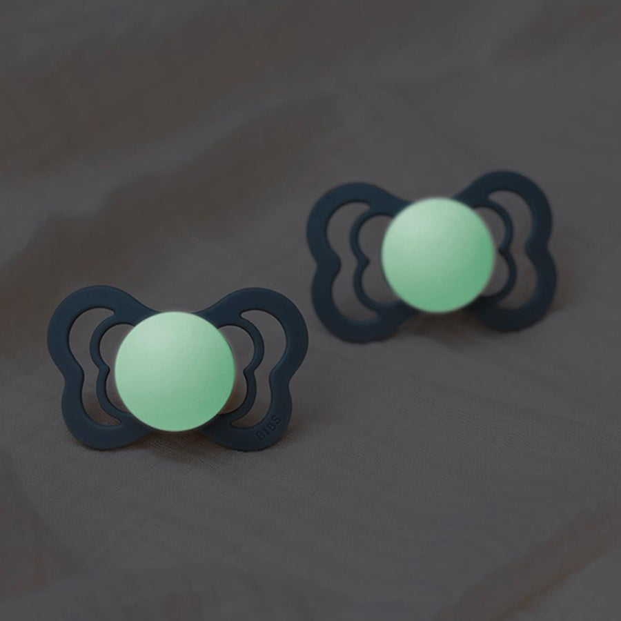 BIBS Supreme 2 Pack Sage GLOW/Cloud GLOW - Symmetrical / 2 / Natural Rubber Latex