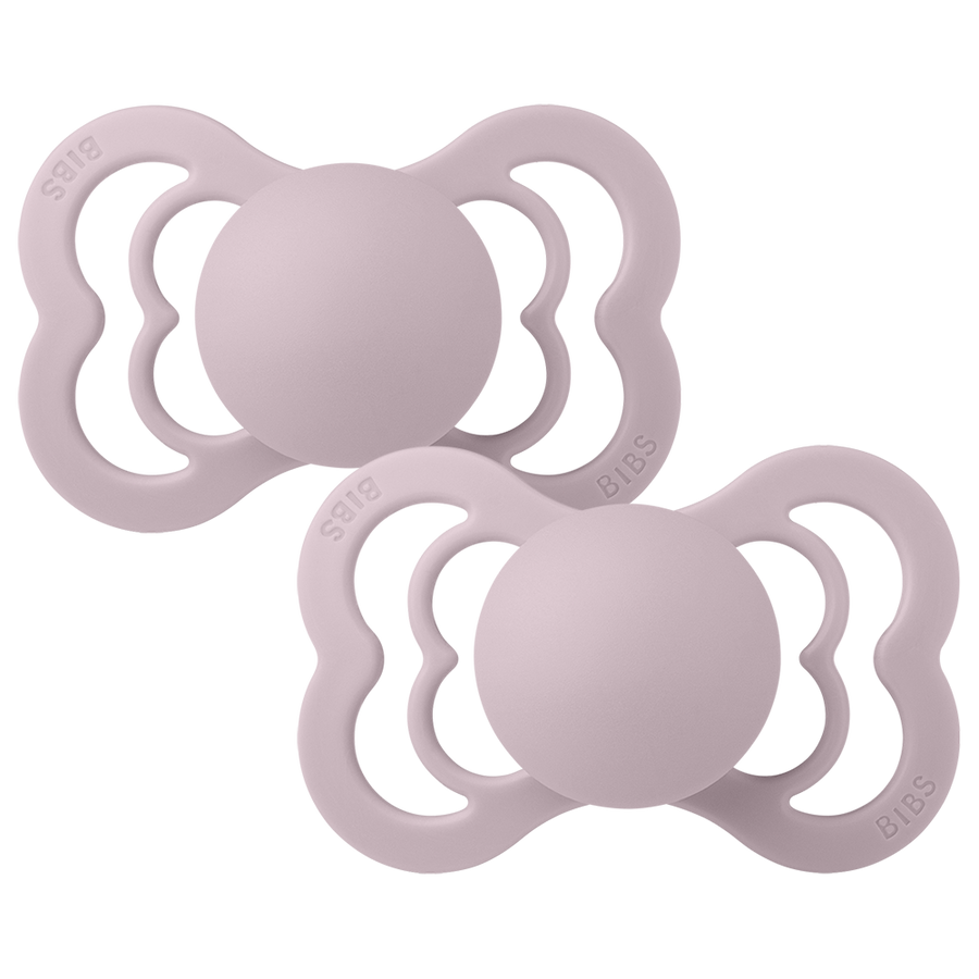BIBS Supreme 2 PACK Dusky Lilac/Dusky Lilac - Symmetrical / 2 / Silicone