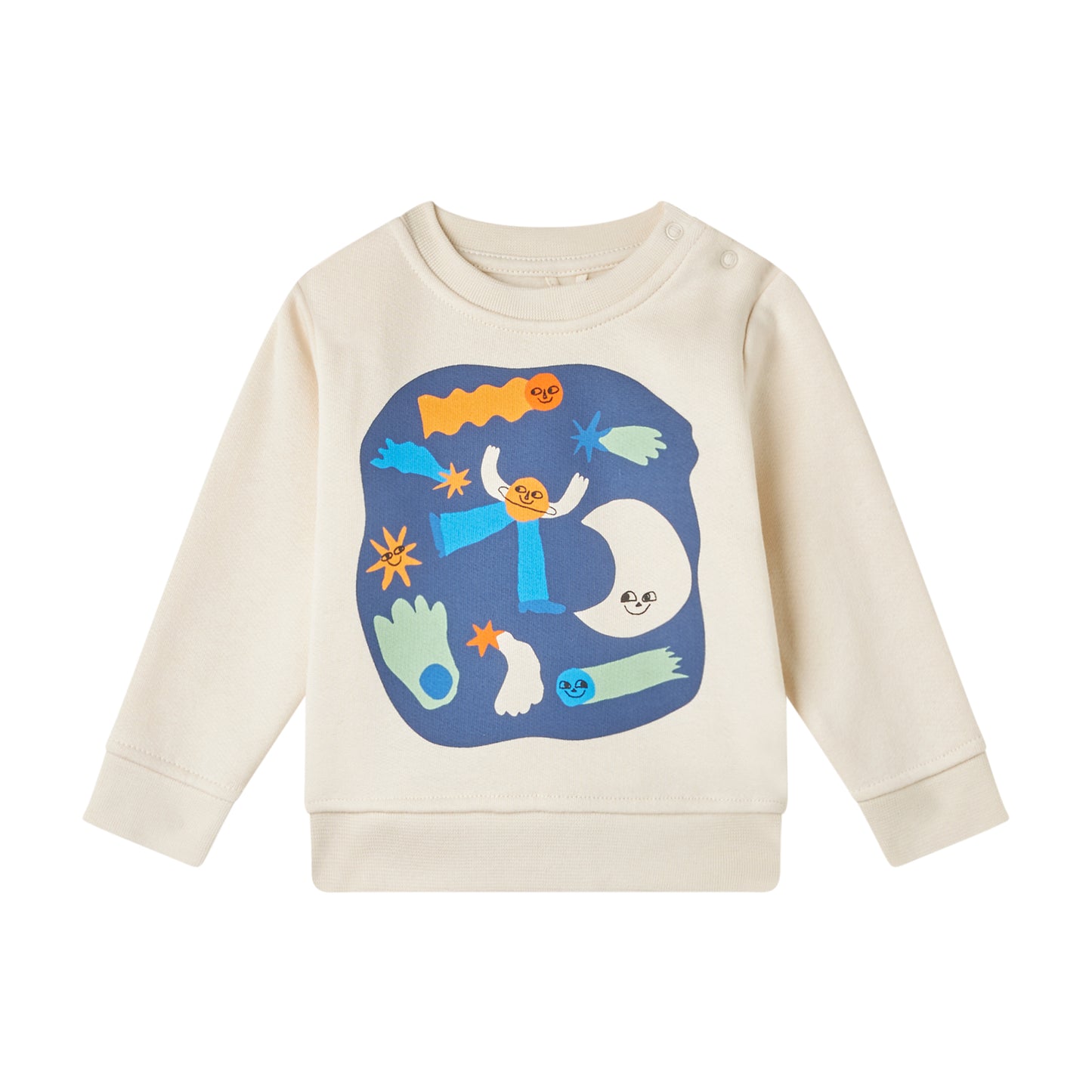 STELLA MCCARTNEY - Baby Boy Sweatshirt With Cosmic Print