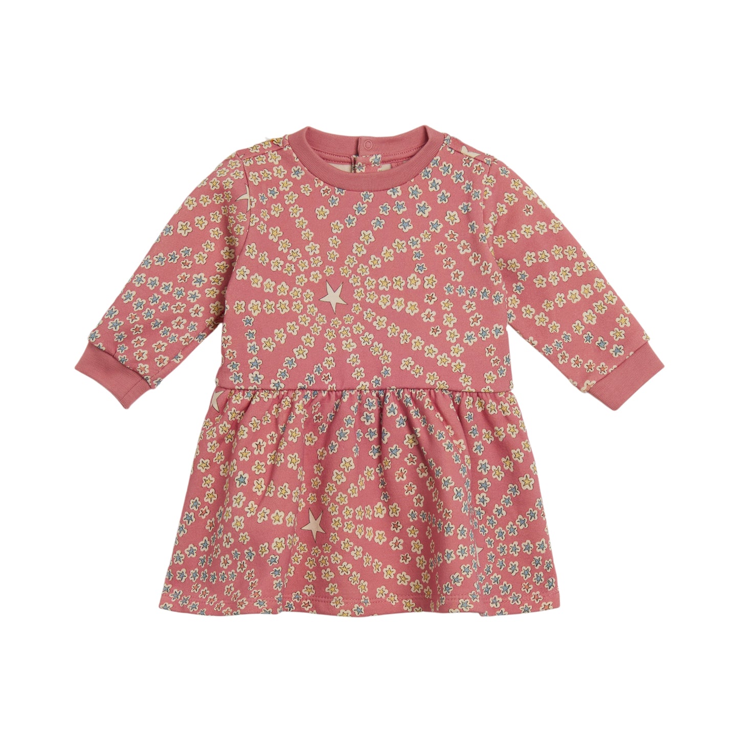 STELLA MCCARTNEY - Baby Girl Fleece Stars Dress