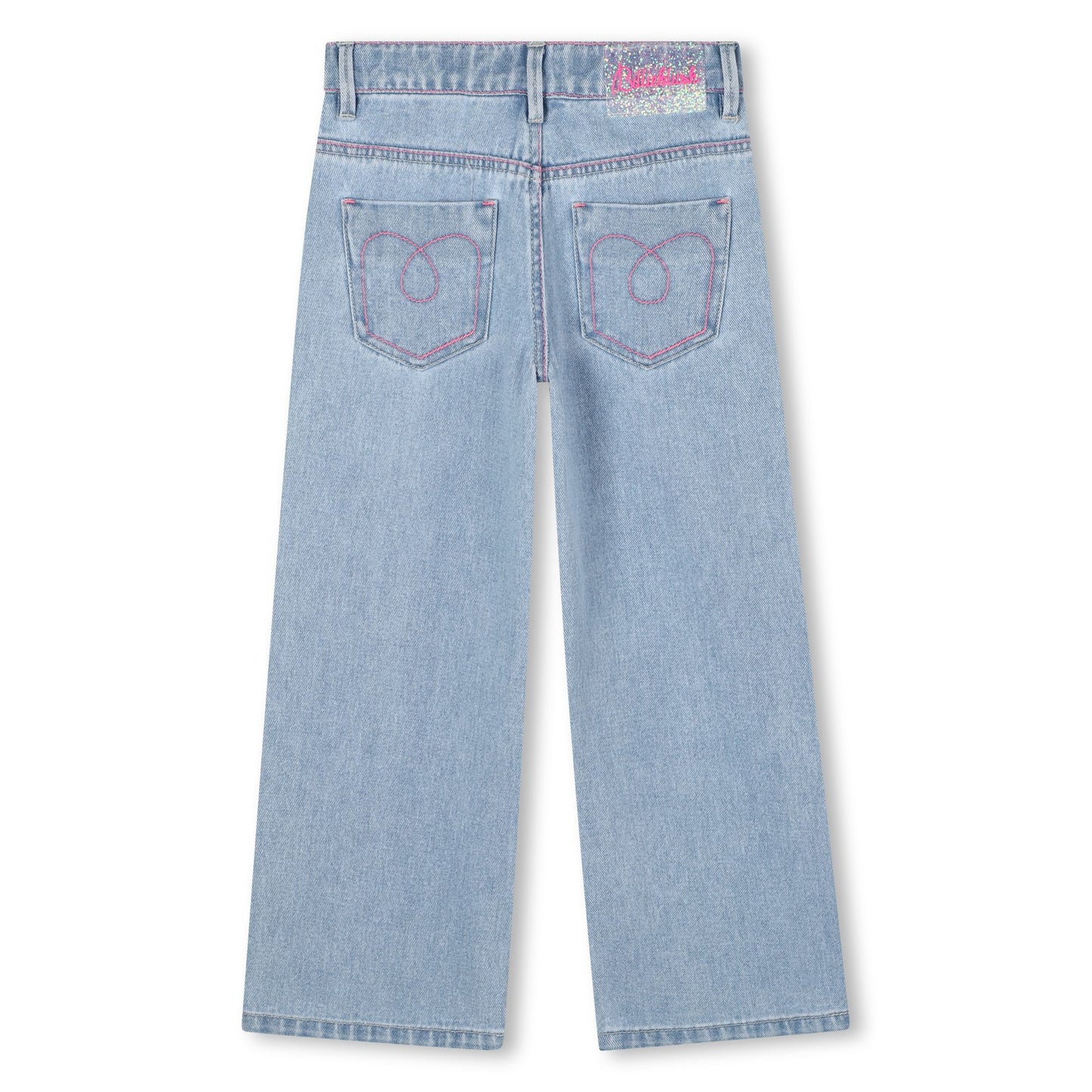 BILLIEBLUSH - Girls Denim Pants With Words