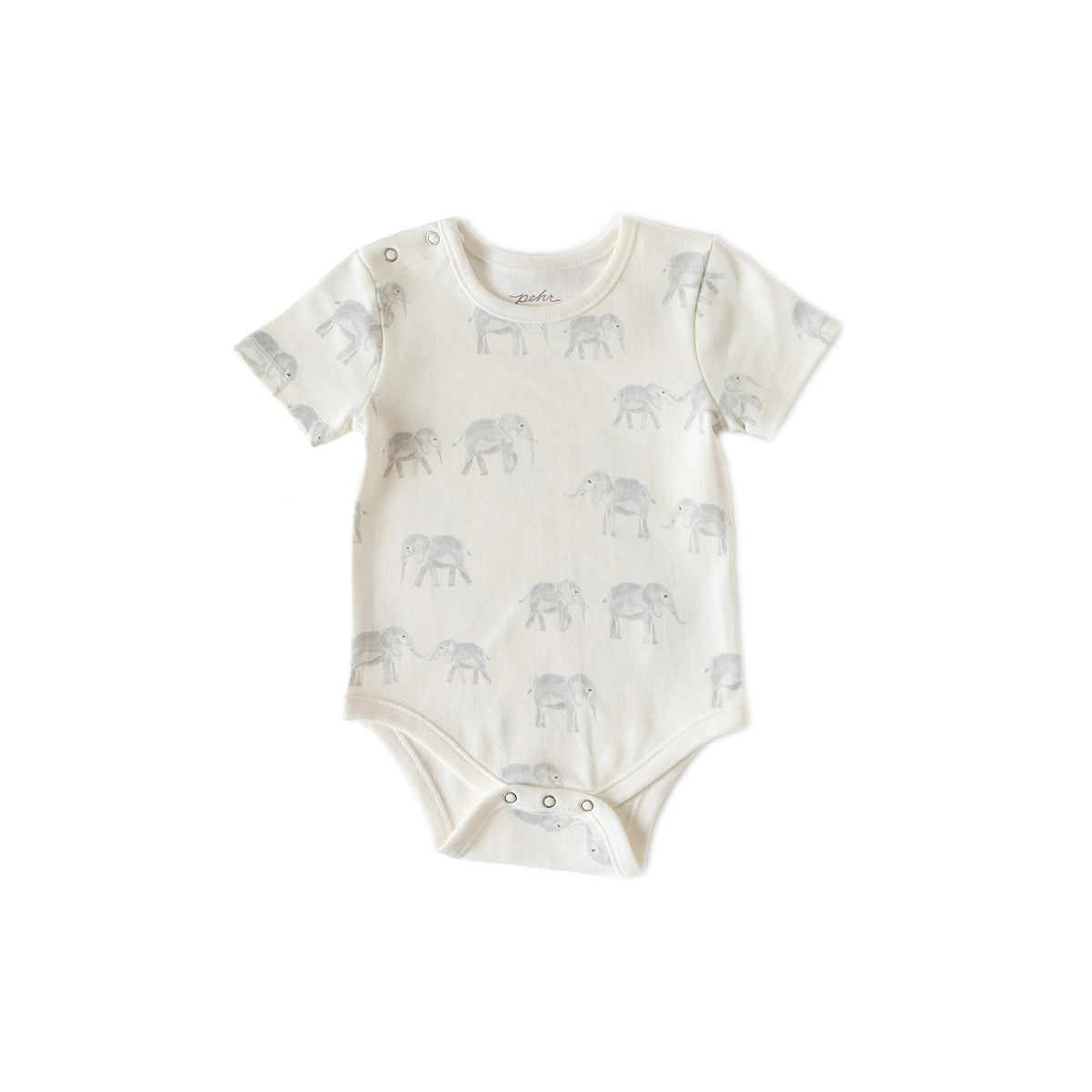 PEHR -Short Sleeve Shoulder Snap One-Piece