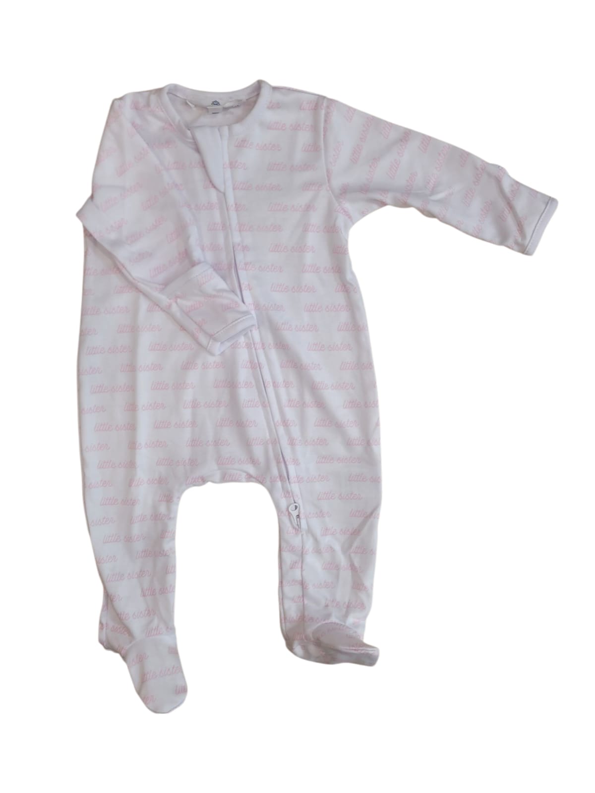 MAGNOLIA BABY - Sister Printed Zipper Footie