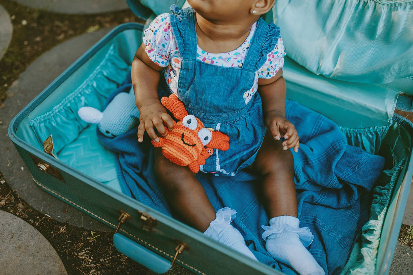 Red Crab Rattle - Ocean-Themed Baby Toy