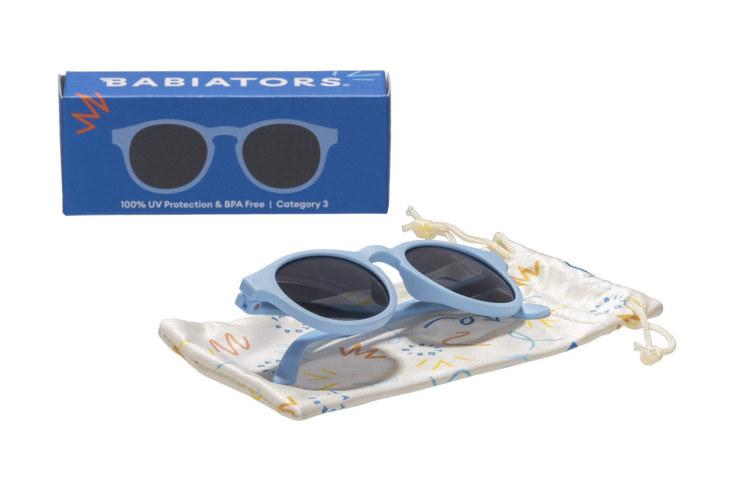 Bermuda Blue Keyhole Baby and Kid Sunglasses