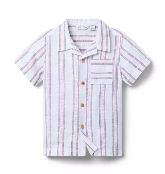 JANIE AND JACK - Striped Jacquard Shirt