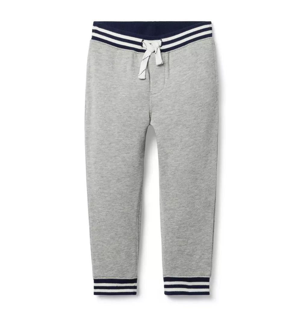 JANIE AND JACK - The Stripe French Terry Jogger