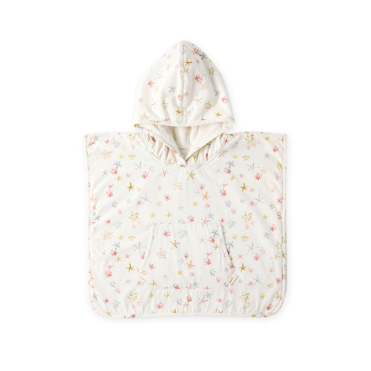 PEHR - Hooded Poncho Towel - Starfish