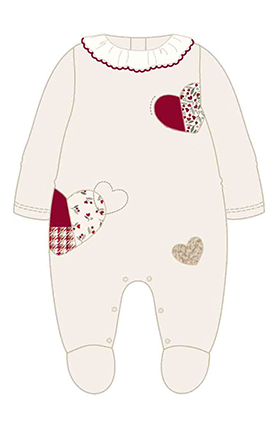 MAYORAL - Velour onesie