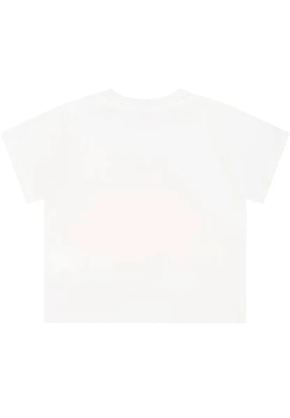 STELLA MCCARTNEY - Baby Girl SS Tee With Sunflower Face Print