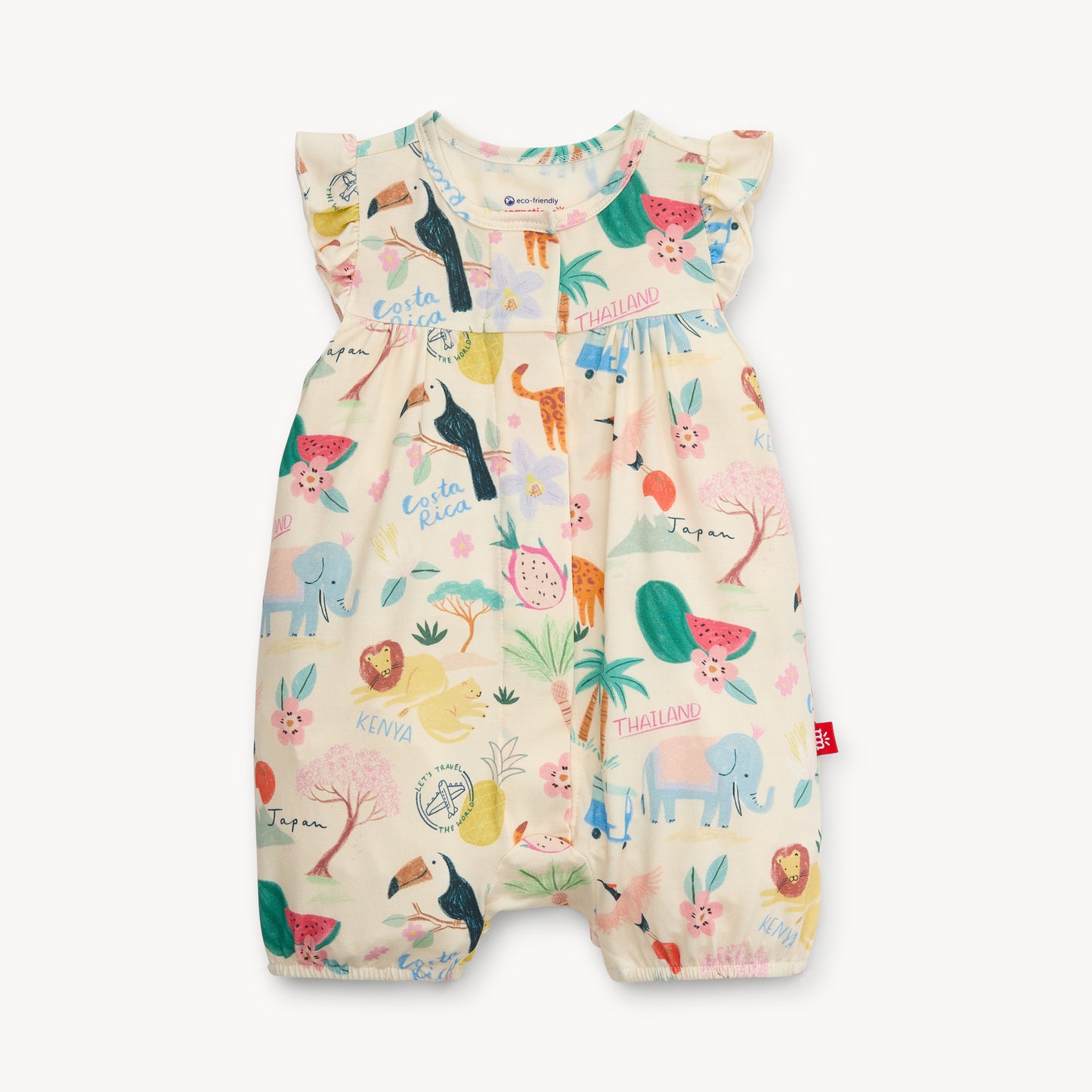 MAGNETIC ME - Wanderlust Wildlife Modal Romper