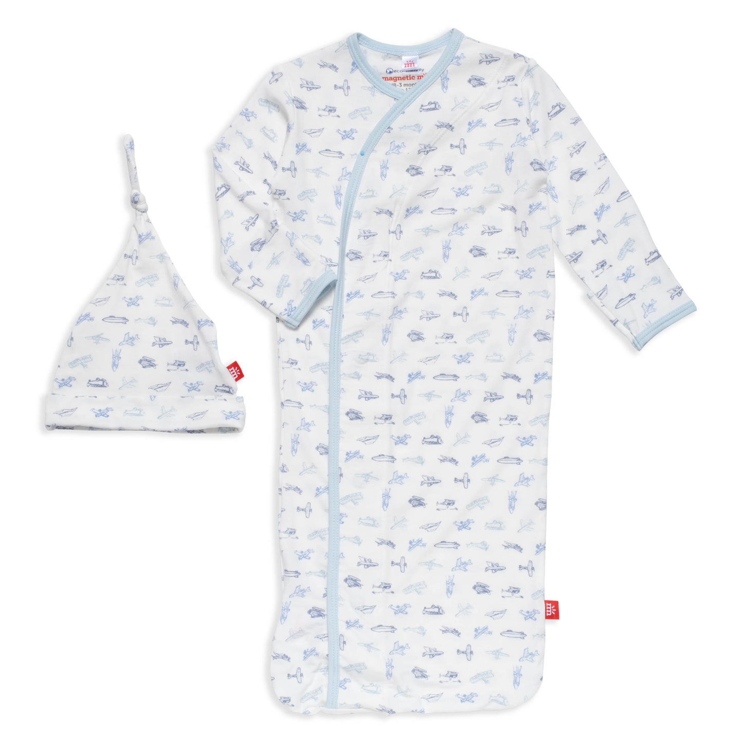 MAGNETIC ME - Airplanes Gown + Hat Set