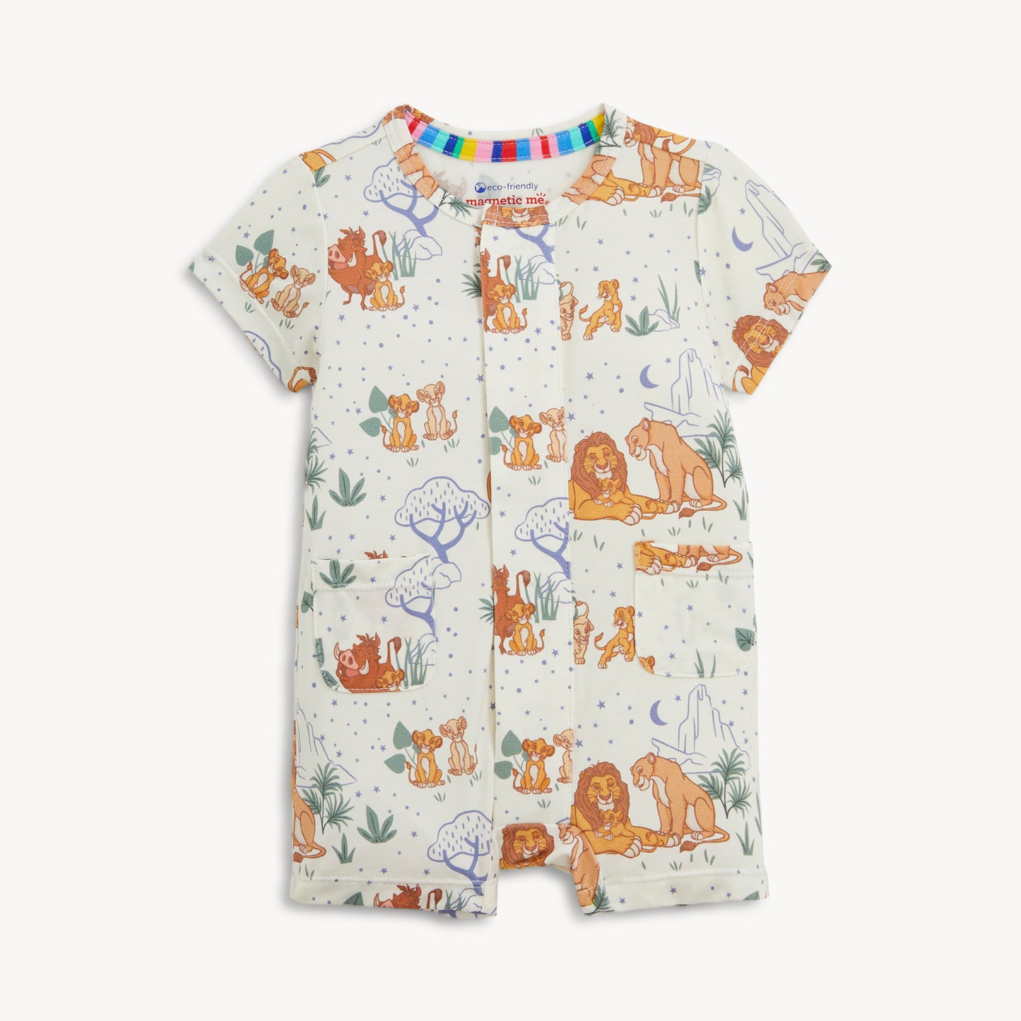 MAGNETIC ME - Lion King Modal Short Sleeve Romper