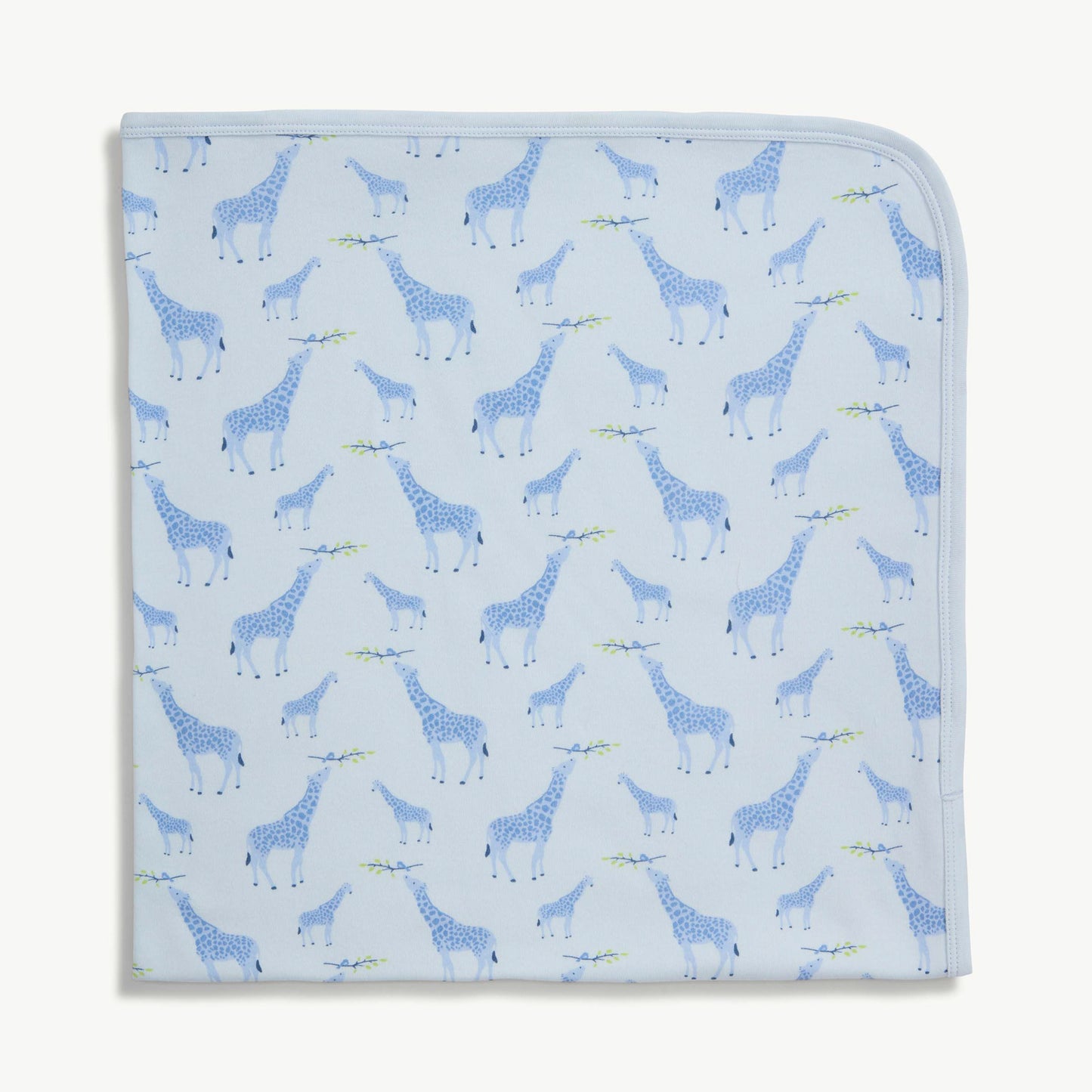 MAGNETIC ME - Blue Jolie Giraffe Organic Cotton Swd Blanket