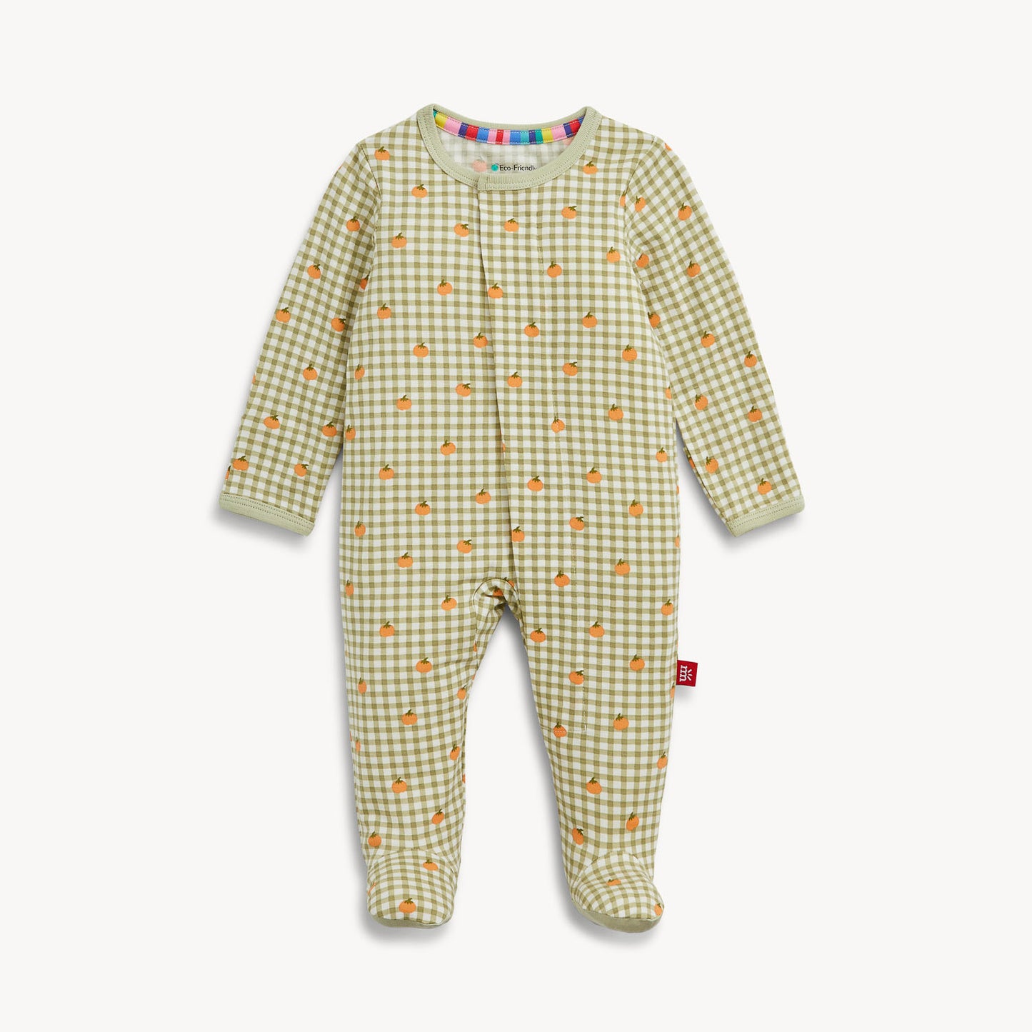 MAGNETIC ME - Pumpkin Plaid Modal Footie
